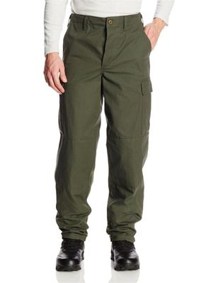 China Military Style Mens Camo Pants Cotton With Adjustable Waist Tabs supplier