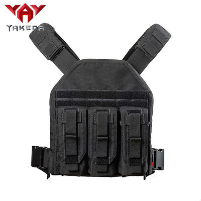 China Black 1000D nylon Adjustable Tactical Gear Vest For Combat Training supplier